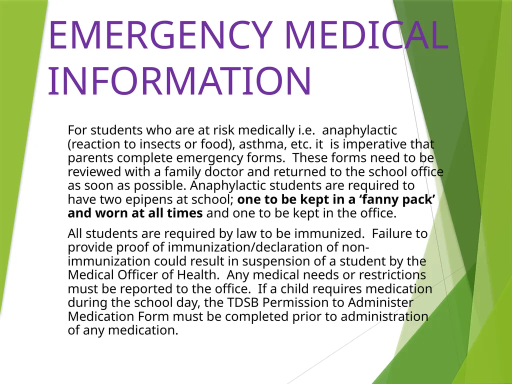 PARENT HANDBOOK 2 Strathgowan Crescent Toronto, - slide 24 of 41