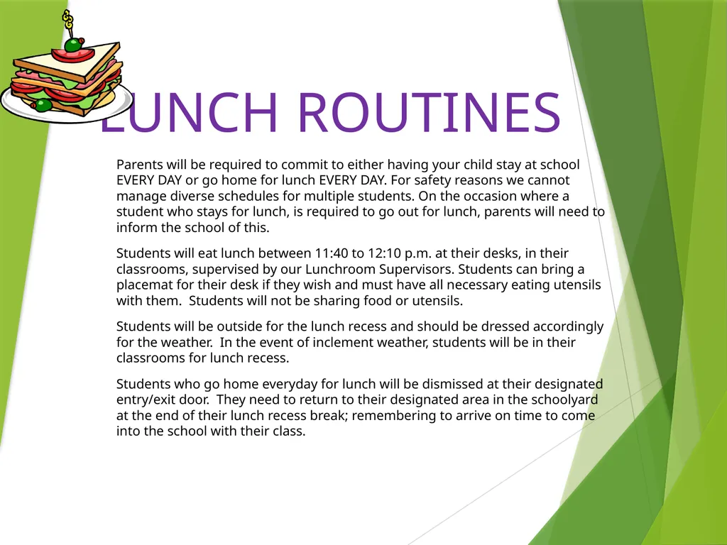PARENT HANDBOOK 2 Strathgowan Crescent Toronto, - slide 16 of 41