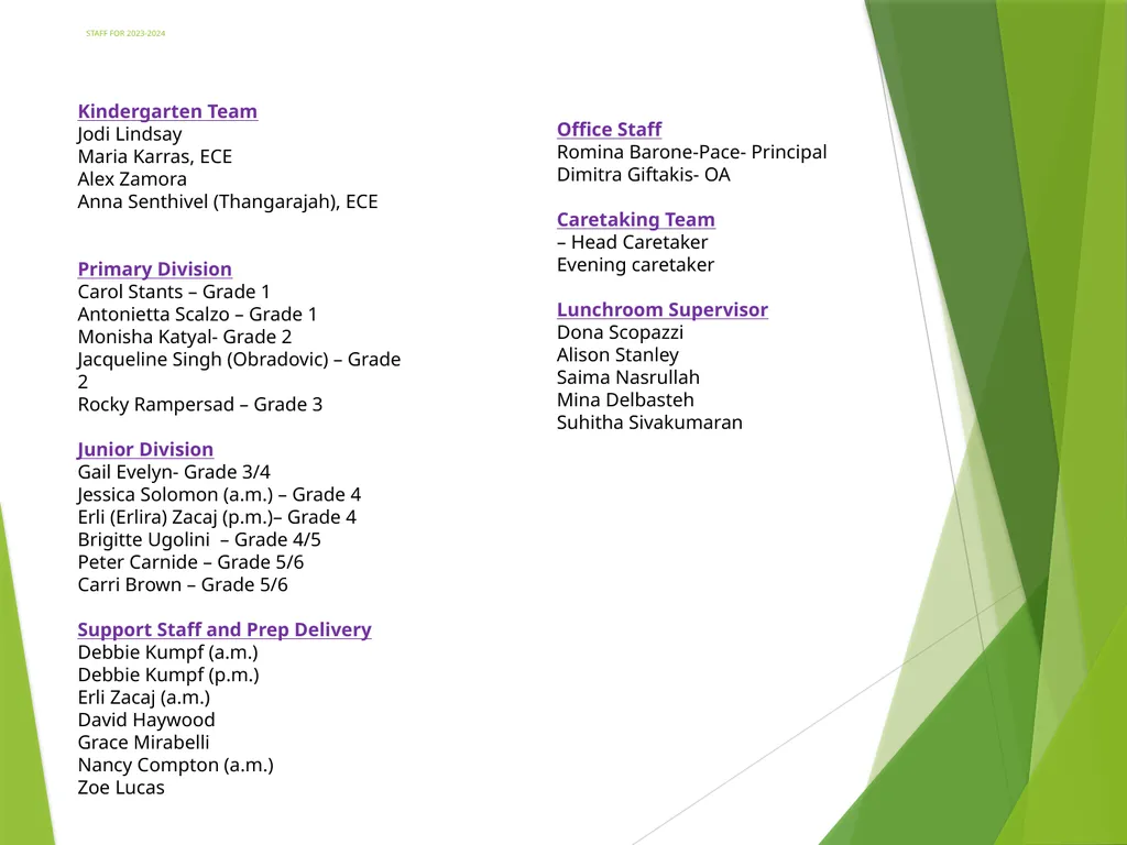 PARENT HANDBOOK 2 Strathgowan Crescent Toronto, - slide 7 of 41