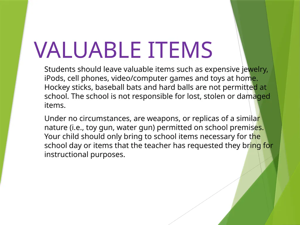 PARENT HANDBOOK 2 Strathgowan Crescent Toronto, - slide 36 of 41
