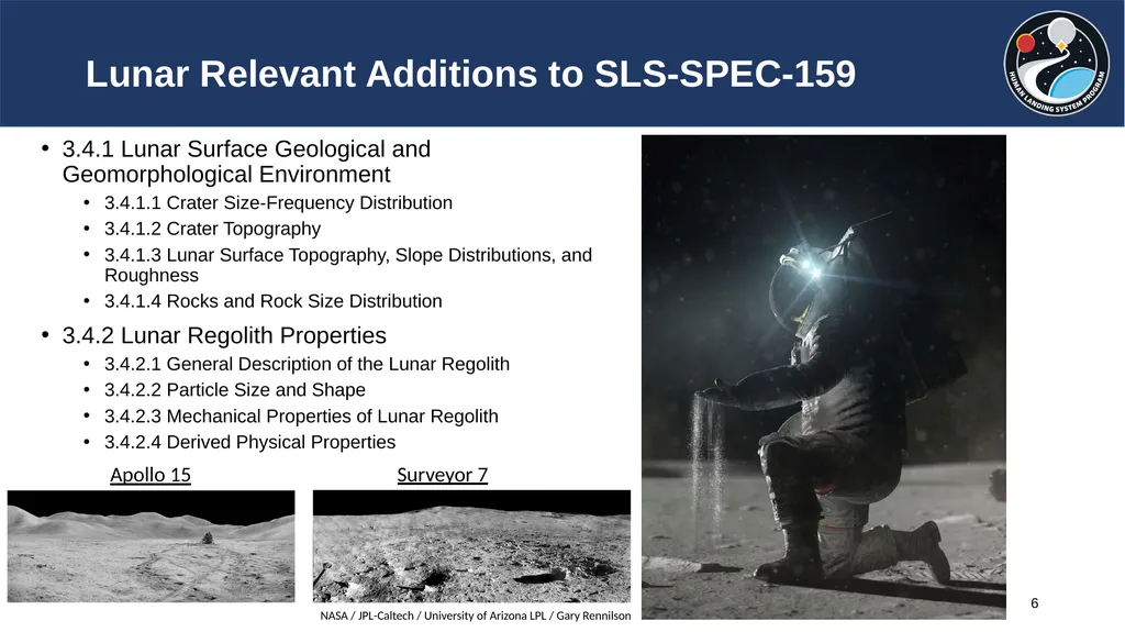 ASEC 2021 Lunar Surface Environments Added to the - slide 6 of 11