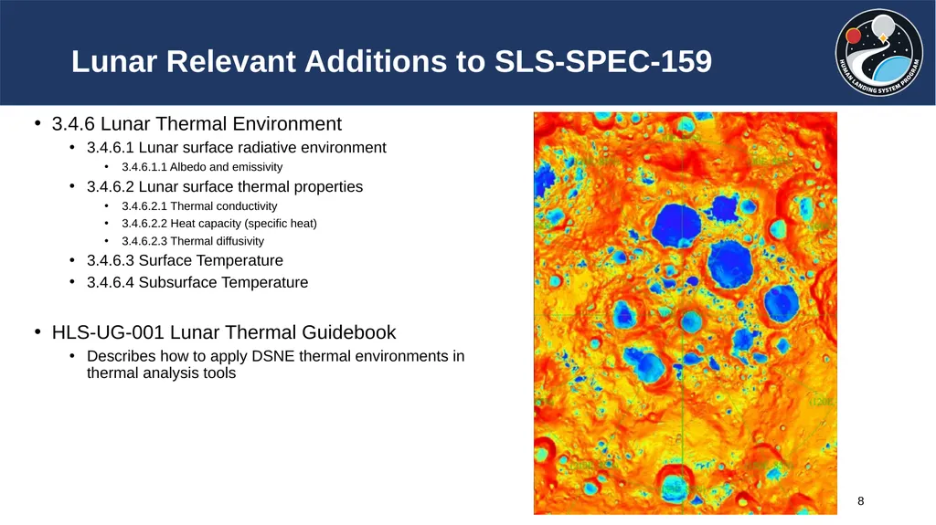 ASEC 2021 Lunar Surface Environments Added to the - slide 8 of 11