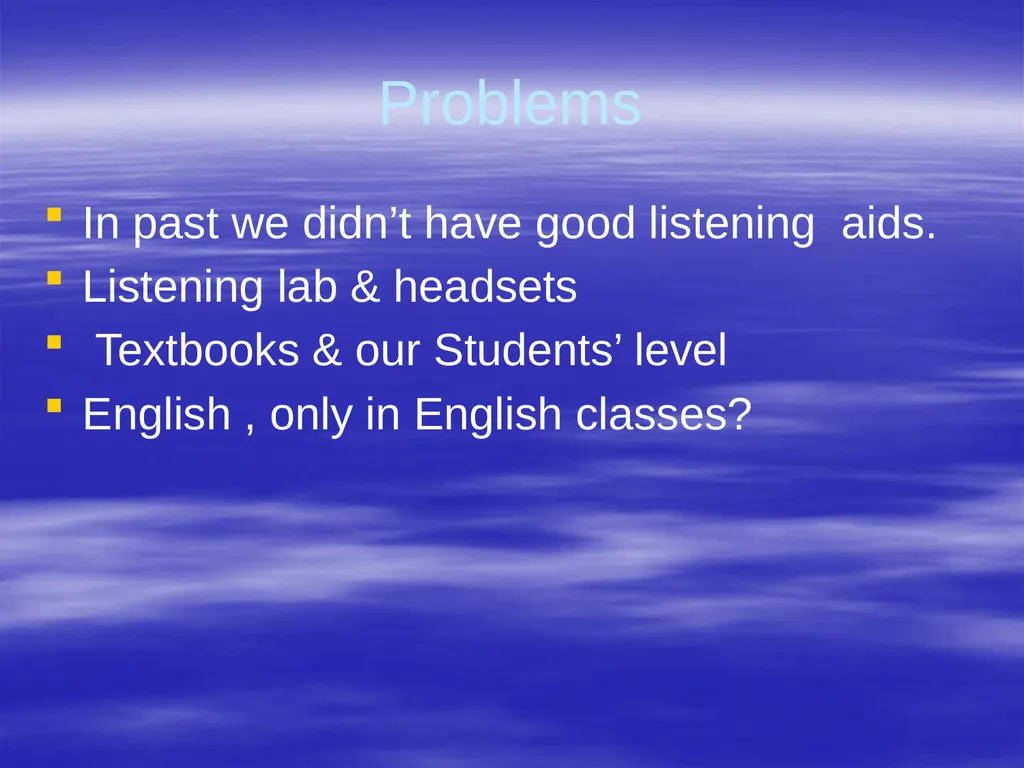 Teachers’ Problems in Teaching English as a 2nd - slide 9 of 21