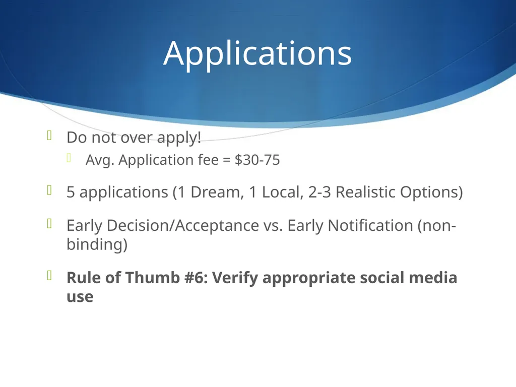 College 101 Review, New, and Seeing Things Through - slide 19 of 34