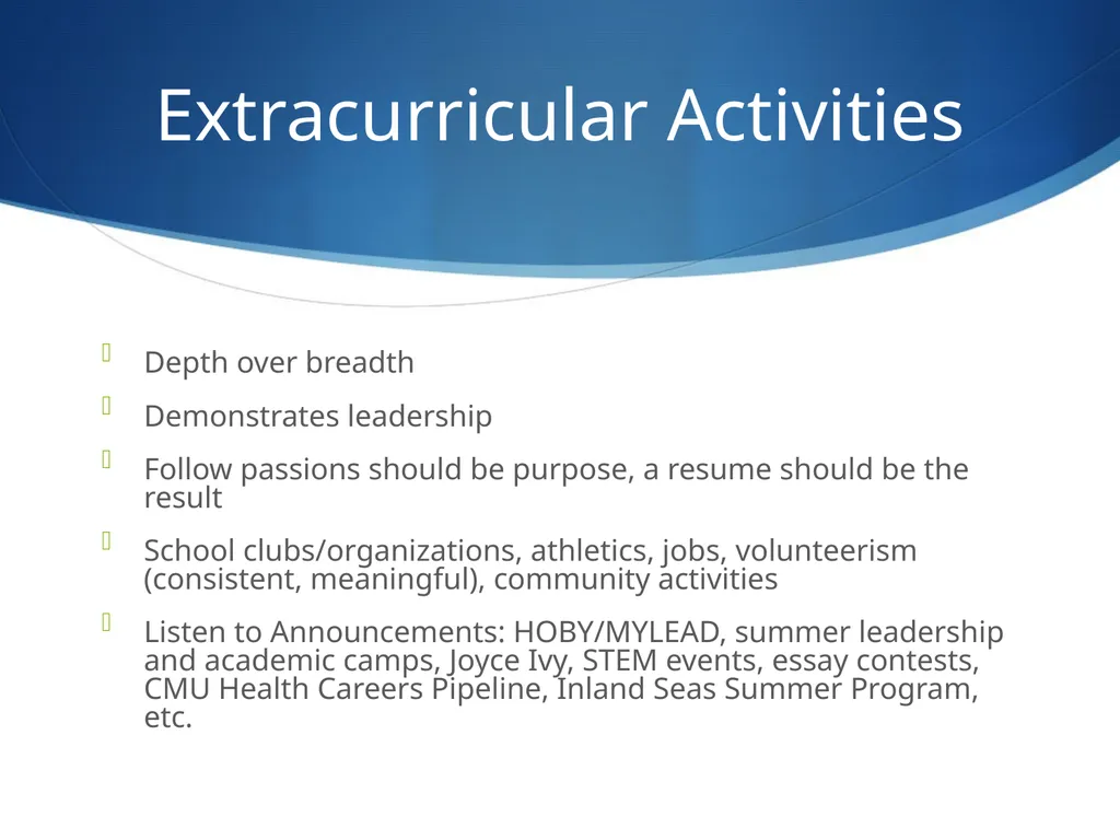 College 101 Review, New, and Seeing Things Through - slide 13 of 34