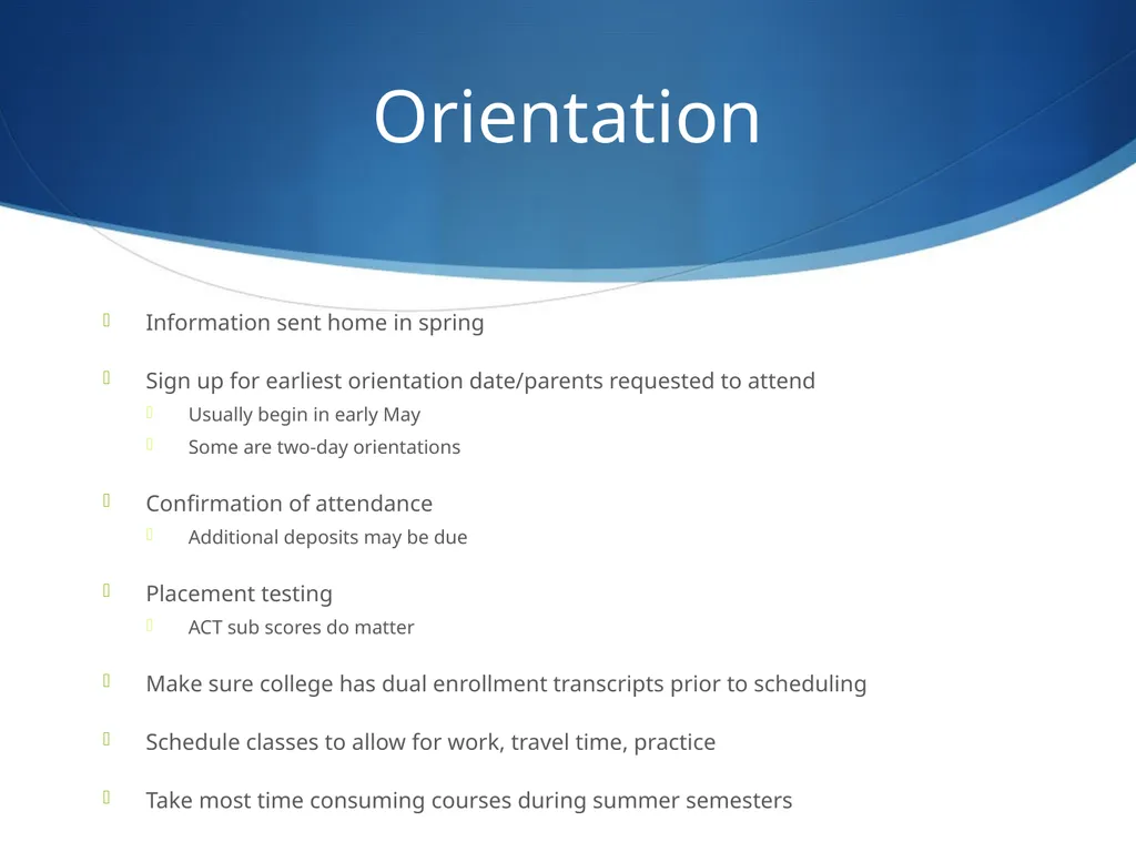 College 101 Review, New, and Seeing Things Through - slide 29 of 34