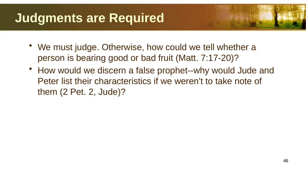 Introduction to Christian Ethics Jim Sutherland, - slide 46 of 55