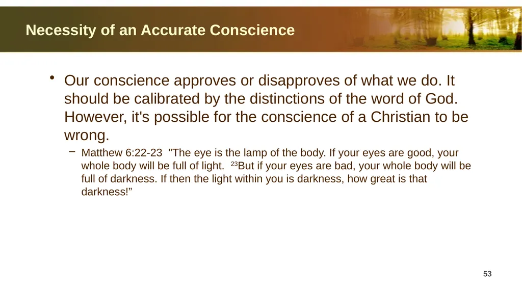 Introduction to Christian Ethics Jim Sutherland, - slide 53 of 55