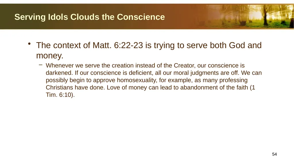 Introduction to Christian Ethics Jim Sutherland, - slide 54 of 55