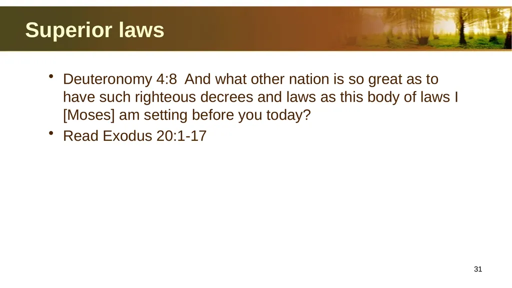 Introduction to Christian Ethics Jim Sutherland, - slide 31 of 55