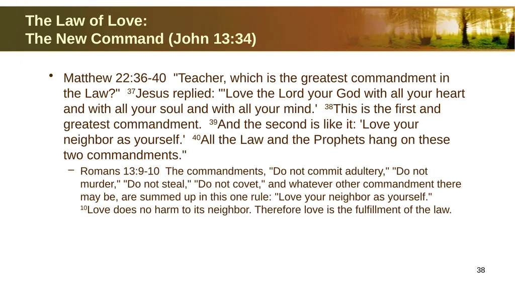 Introduction to Christian Ethics Jim Sutherland, - slide 38 of 55