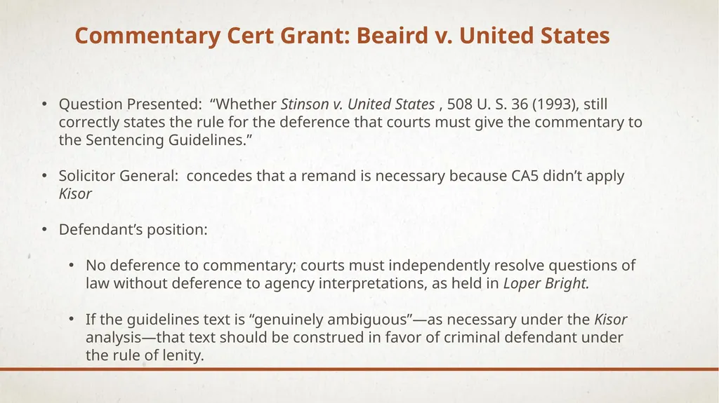 SUPREME Court and Fourth Circuit Update: Important - slide 37 of 39