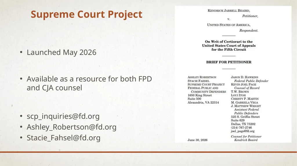 SUPREME Court and Fourth Circuit Update: Important - slide 38 of 39