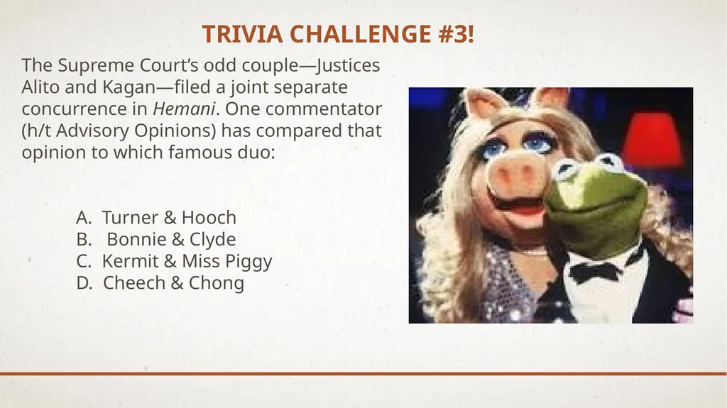 SUPREME Court and Fourth Circuit Update: Important - slide 34 of 39