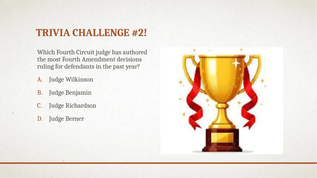 SUPREME Court and Fourth Circuit Update: Important - slide 23 of 39