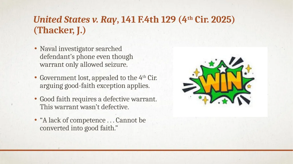 SUPREME Court and Fourth Circuit Update: Important - slide 27 of 39