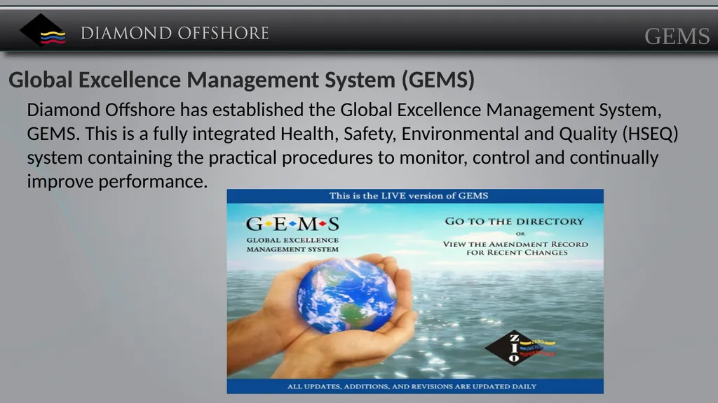 Diamond’s Mission Statement Diamond Offshore - slide 10 of 25