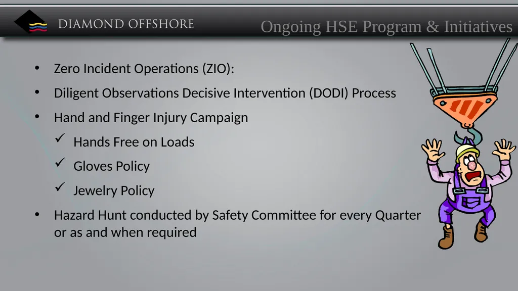 Diamond’s Mission Statement Diamond Offshore - slide 12 of 25