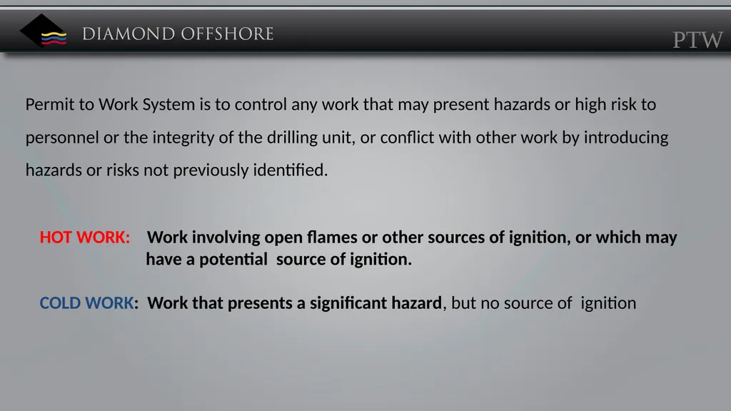 Diamond’s Mission Statement Diamond Offshore - slide 18 of 25