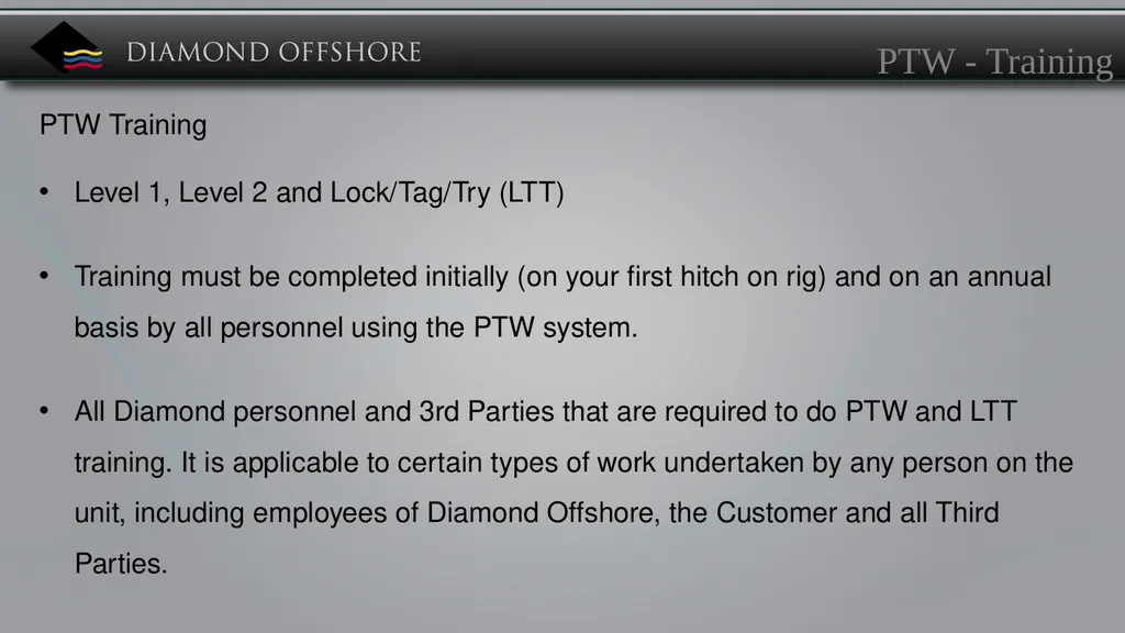 Diamond’s Mission Statement Diamond Offshore - slide 21 of 25
