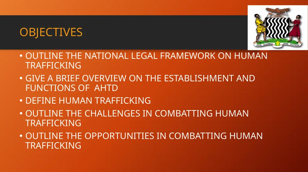 COMBATTING HUMAN TRAFFICKING: CHALLENGES AND - slide 3 of 22