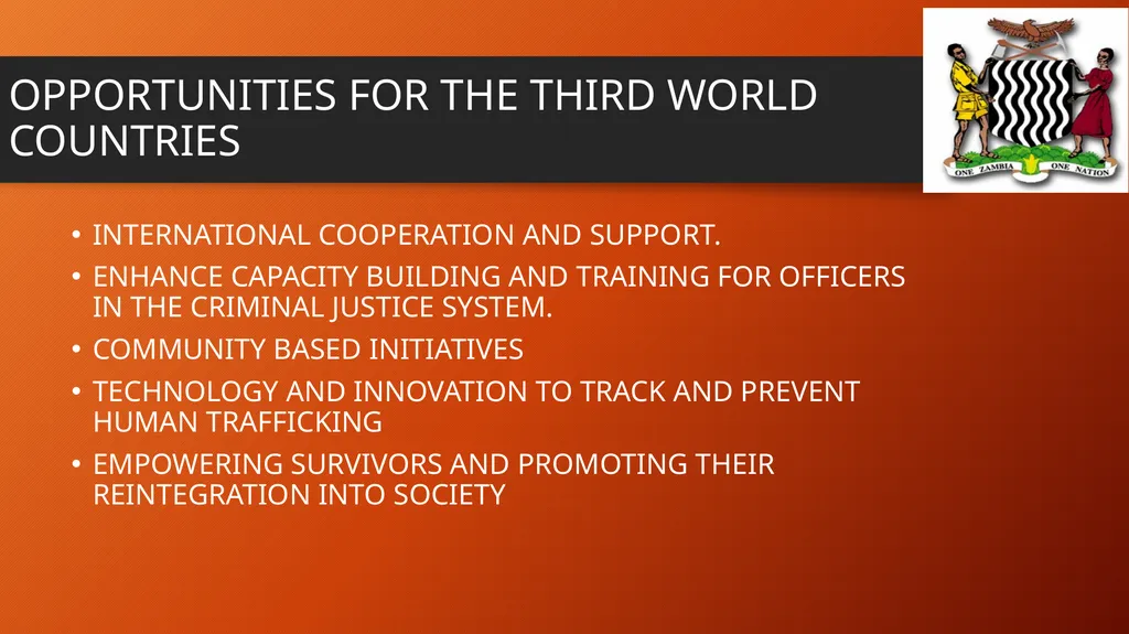 COMBATTING HUMAN TRAFFICKING: CHALLENGES AND - slide 21 of 22