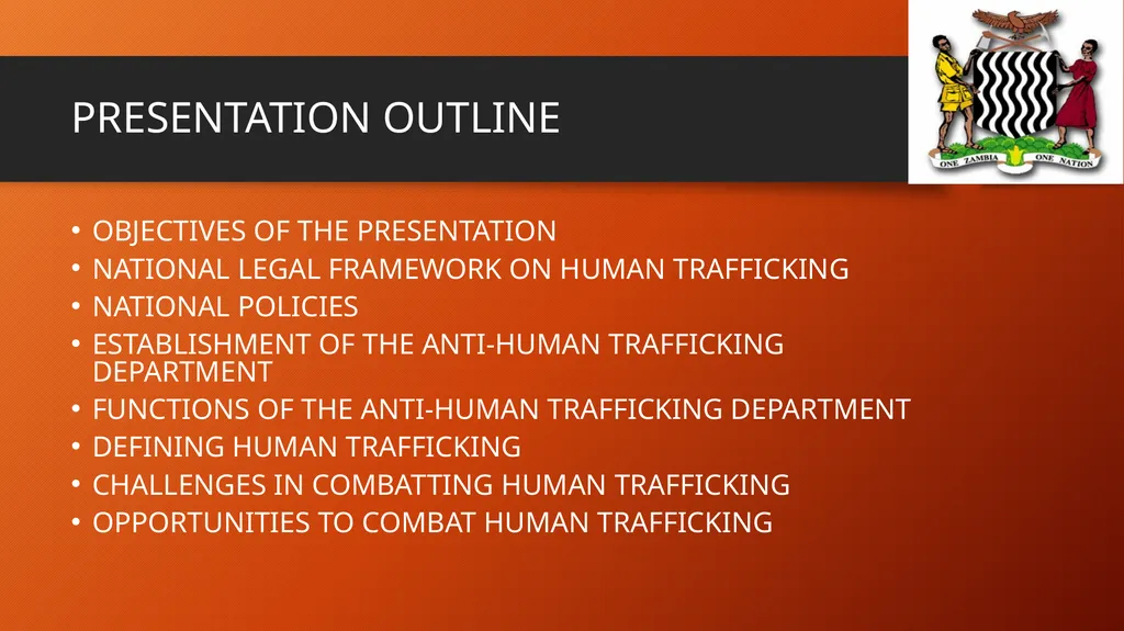 COMBATTING HUMAN TRAFFICKING: CHALLENGES AND - slide 2 of 22