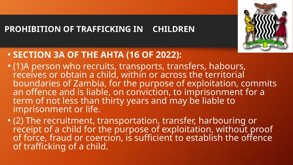 COMBATTING HUMAN TRAFFICKING: CHALLENGES AND - slide 13 of 22
