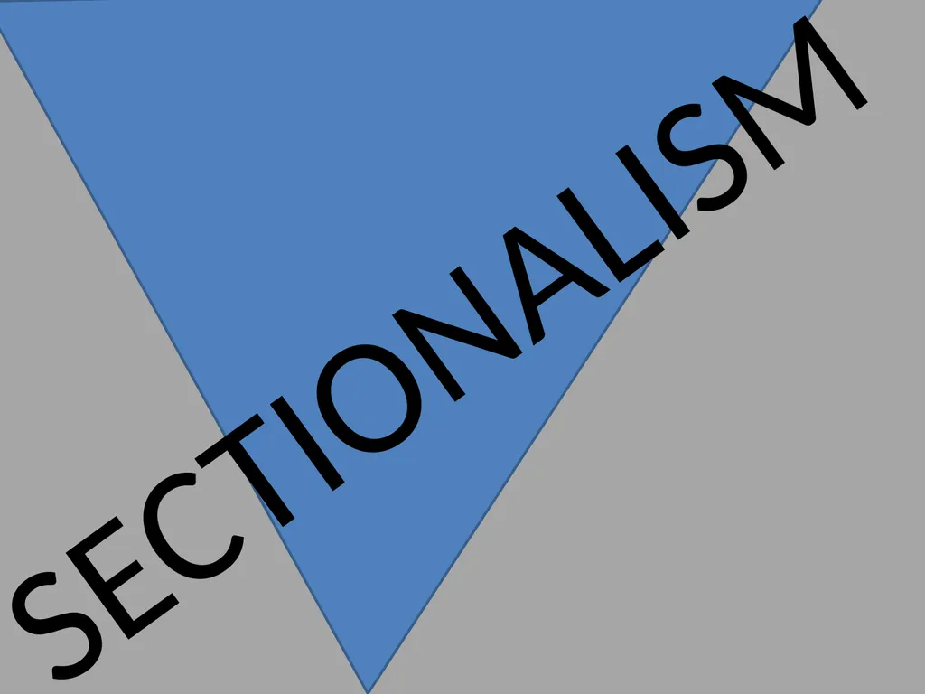 SECTIONALISM Regional Differences Agricultural, - slide 1 of 18