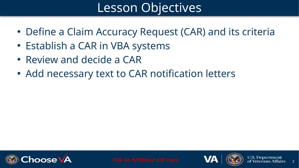 Claim Accuracy Request Pilot April 2021 Define a - slide 2 of 23