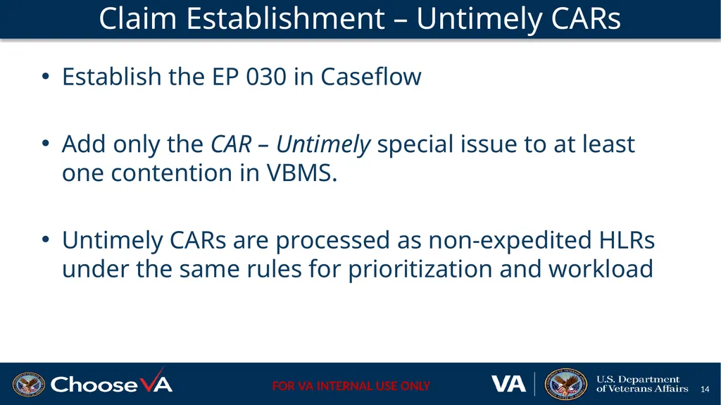 Claim Accuracy Request Pilot April 2021 Define a - slide 14 of 23