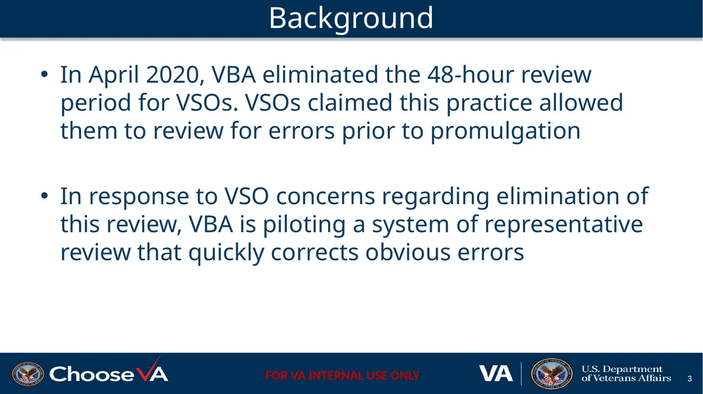 Claim Accuracy Request Pilot April 2021 Define a - slide 3 of 23