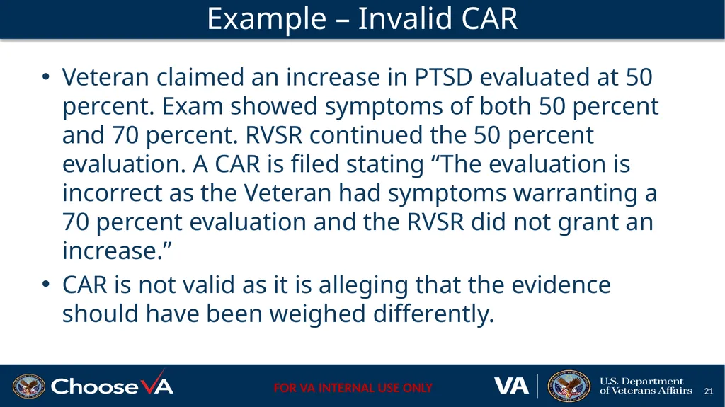 Claim Accuracy Request Pilot April 2021 Define a - slide 21 of 23