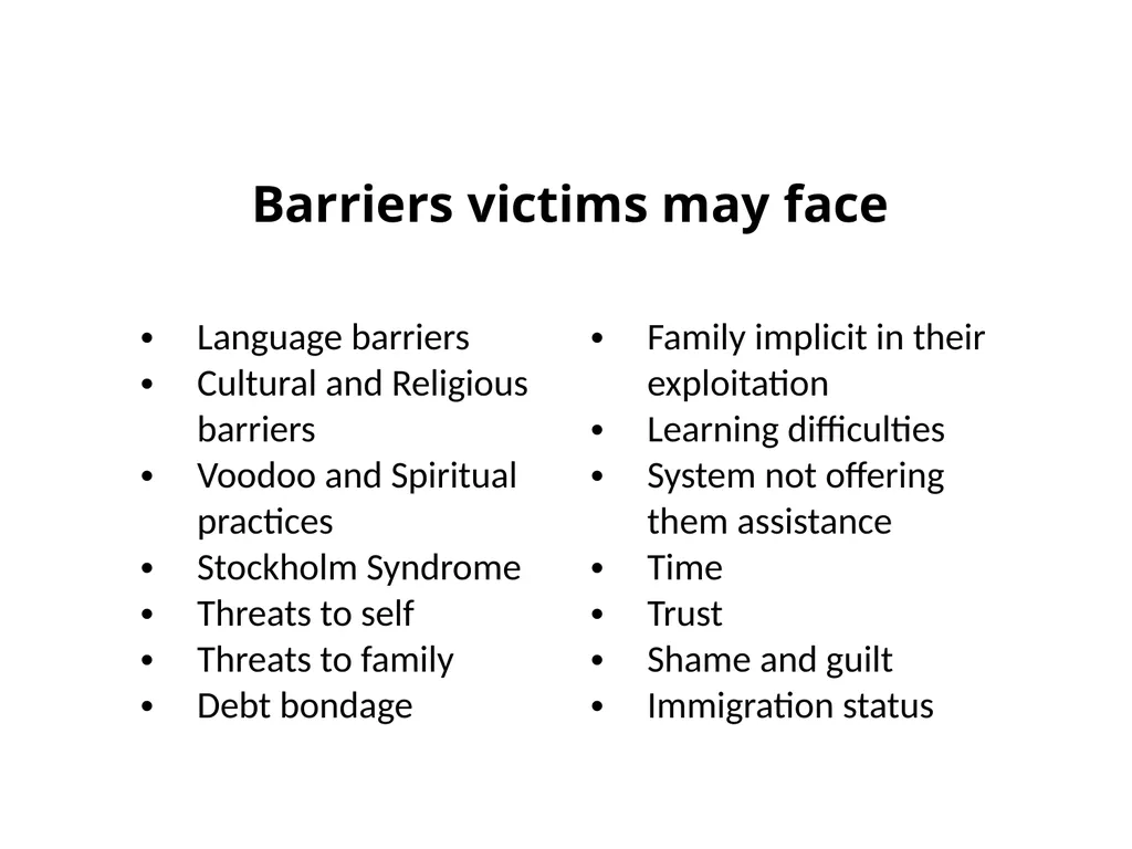 Modern Slavery Overview Rachel Collins-White - slide 12 of 15