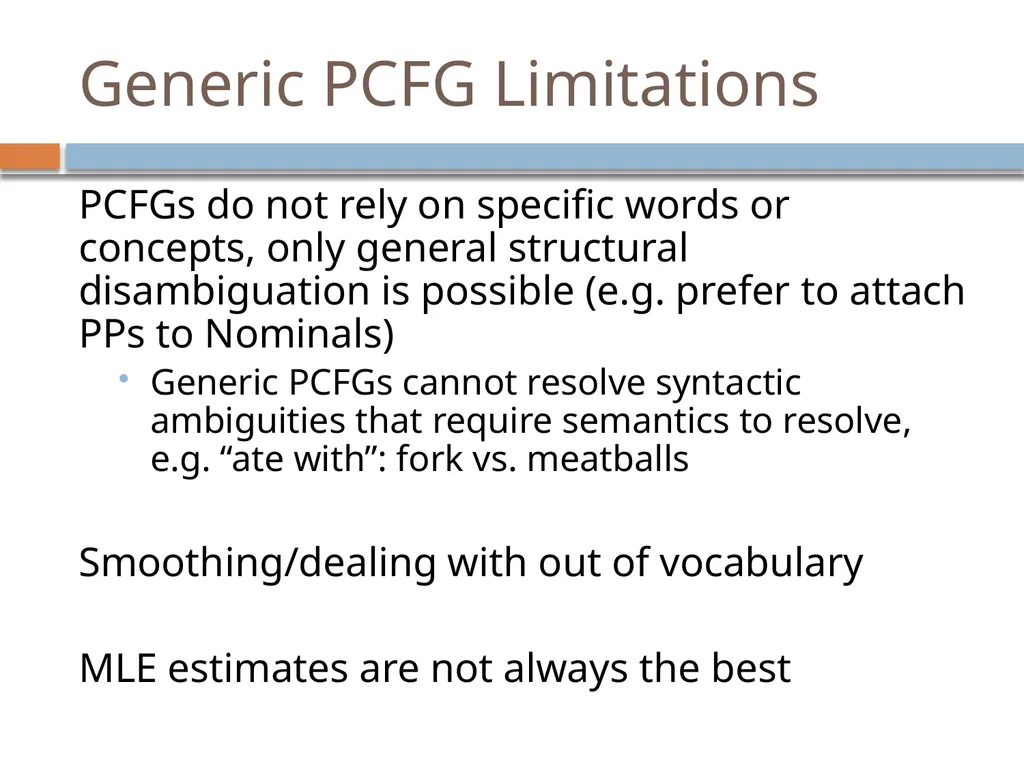 Parsing David Kauchak CS159 – Fall 2024 Admin - slide 130 of 130