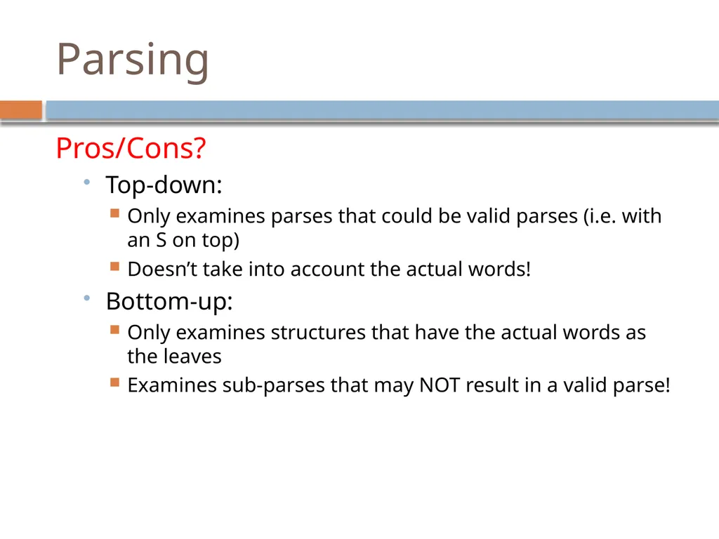 Parsing David Kauchak CS159 – Fall 2024 Admin - slide 71 of 130