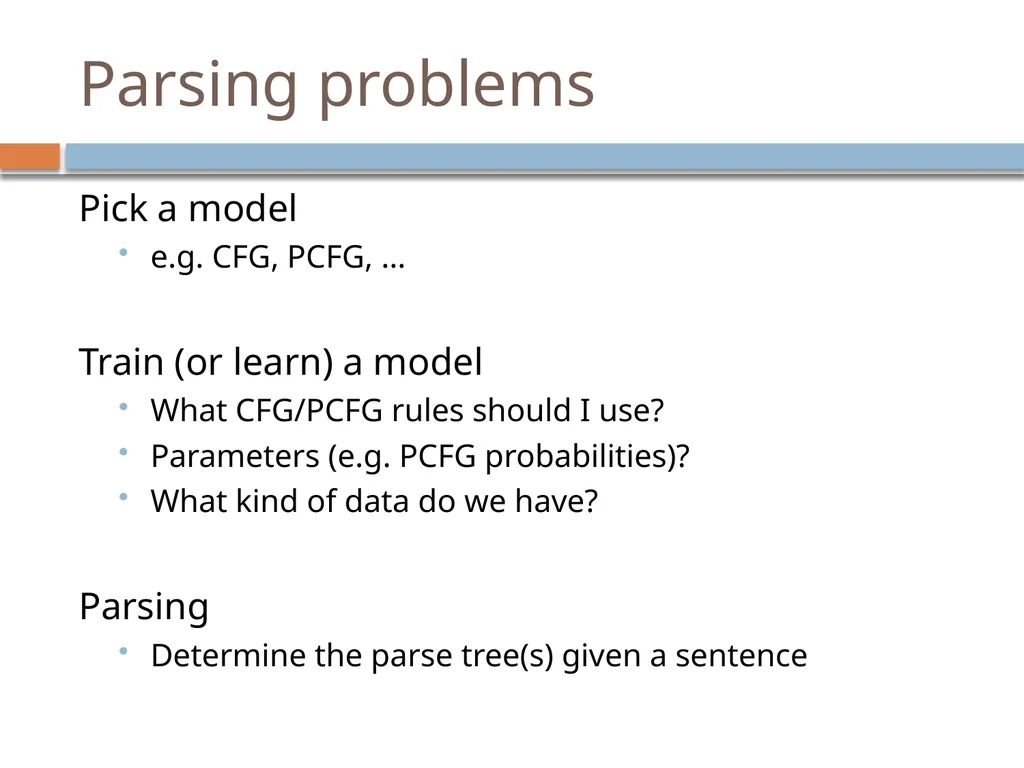 Parsing David Kauchak CS159 – Fall 2024 Admin - slide 11 of 130