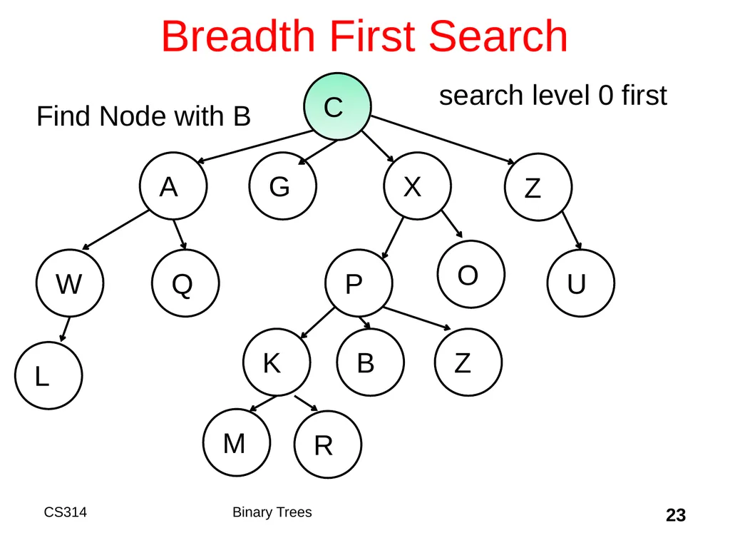 Topic 18 Binary Trees "A tree may grow a thousand - slide 23 of 50