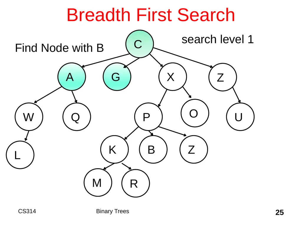 Topic 18 Binary Trees "A tree may grow a thousand - slide 25 of 50