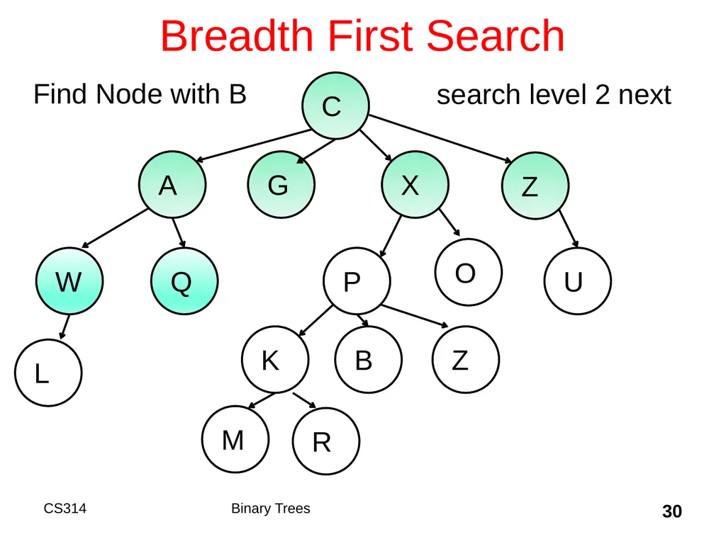 Topic 18 Binary Trees "A tree may grow a thousand - slide 30 of 50