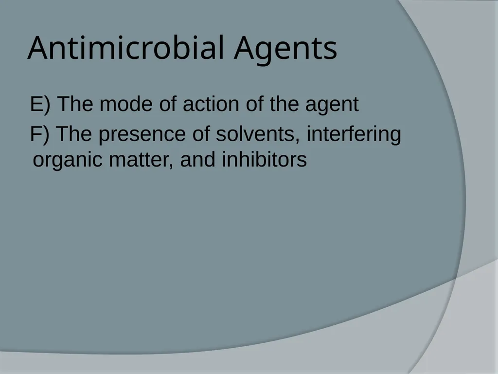 Physical & Chemical Control of Microbes Chapter 11 - slide 15 of 61