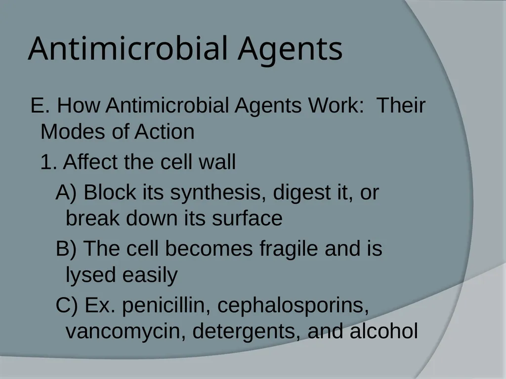 Physical & Chemical Control of Microbes Chapter 11 - slide 16 of 61