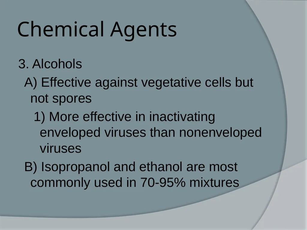 Physical & Chemical Control of Microbes Chapter 11 - slide 50 of 61