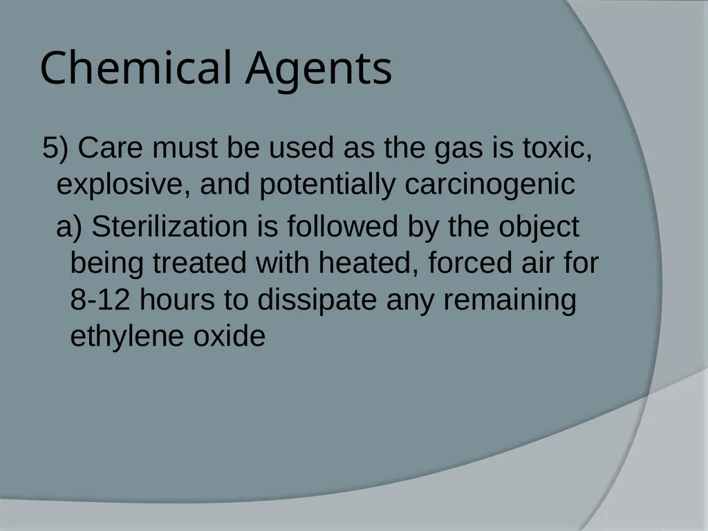 Physical & Chemical Control of Microbes Chapter 11 - slide 61 of 61