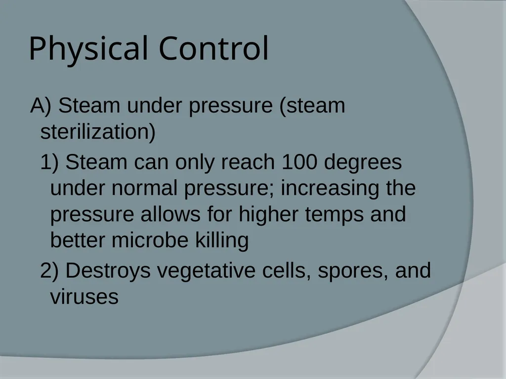 Physical & Chemical Control of Microbes Chapter 11 - slide 21 of 61