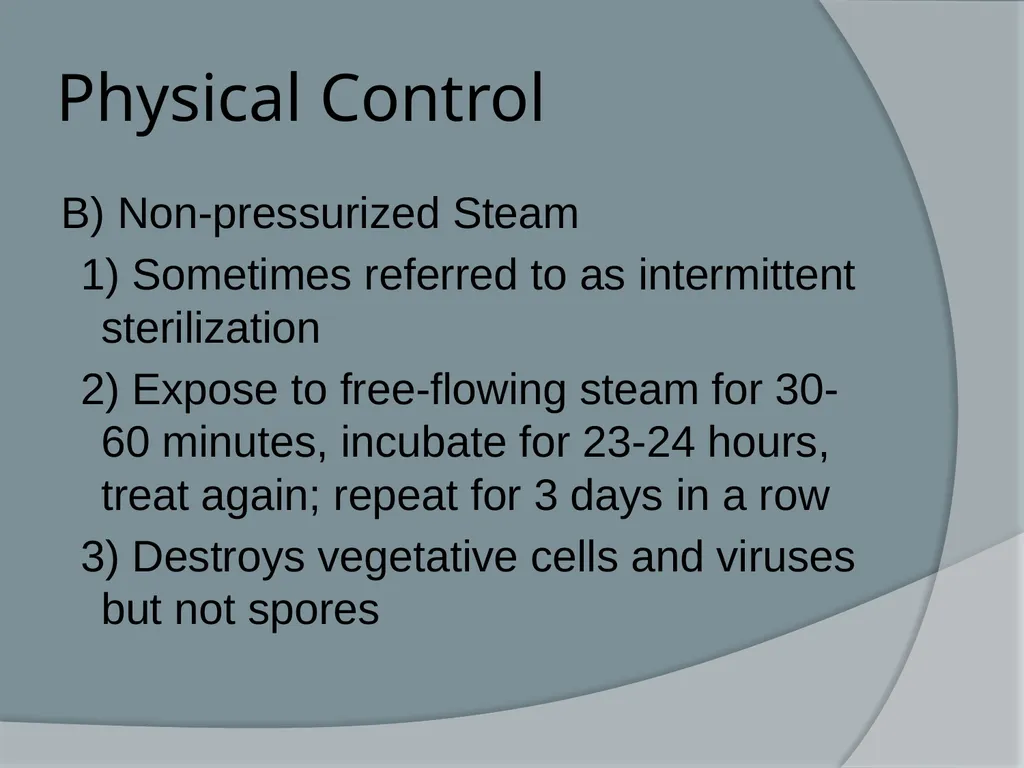 Physical & Chemical Control of Microbes Chapter 11 - slide 24 of 61