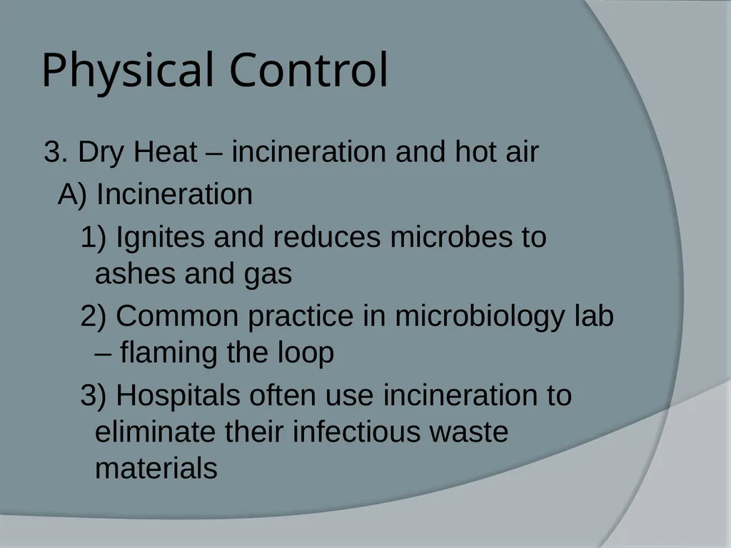 Physical & Chemical Control of Microbes Chapter 11 - slide 31 of 61