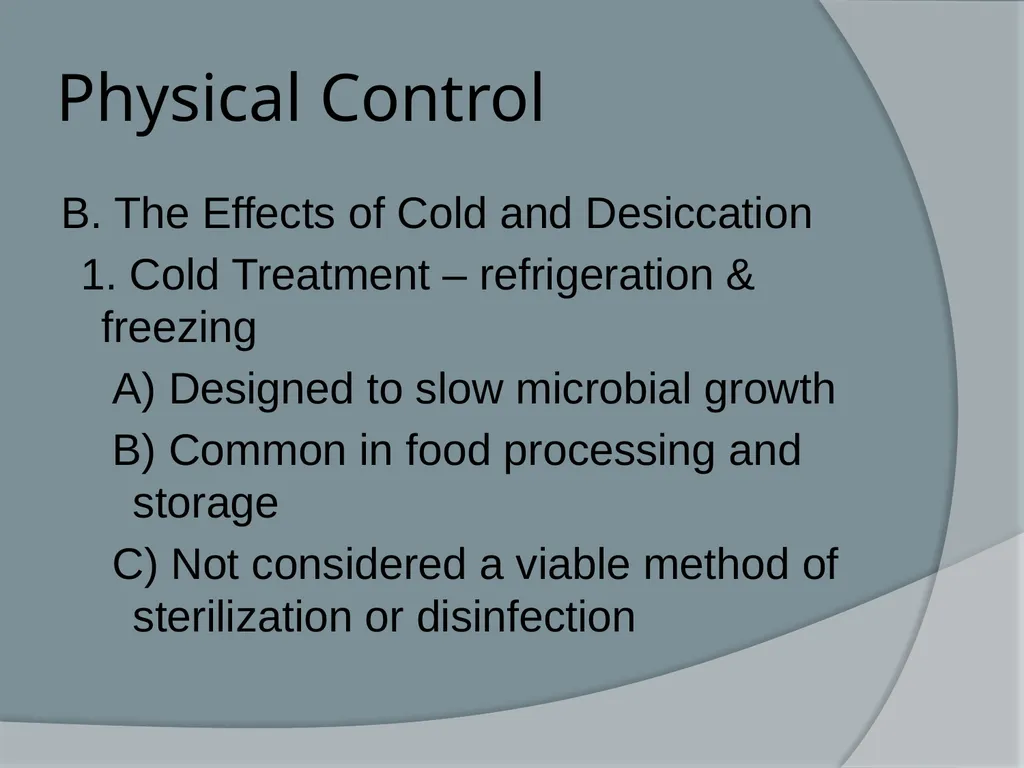 Physical & Chemical Control of Microbes Chapter 11 - slide 33 of 61