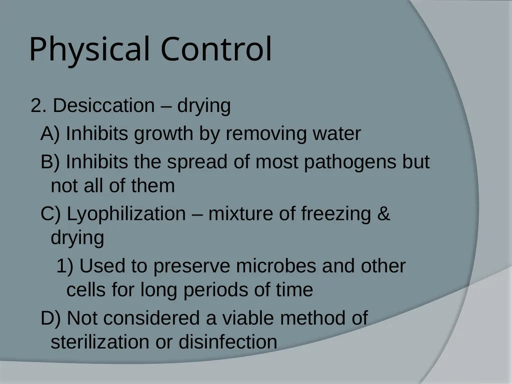 Physical & Chemical Control of Microbes Chapter 11 - slide 34 of 61