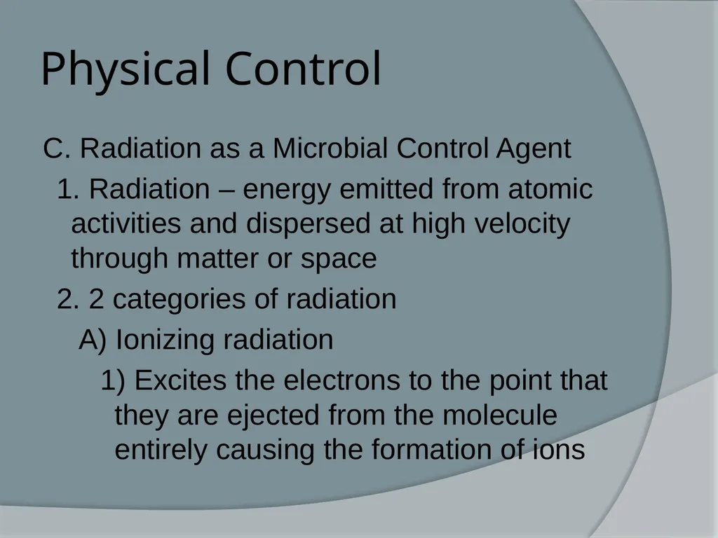 Physical & Chemical Control of Microbes Chapter 11 - slide 35 of 61